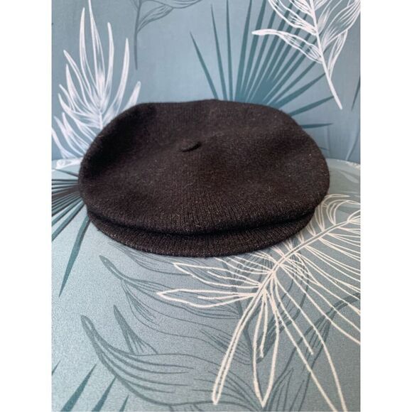 Kangol ENGLAND Wool Spitfire Black Gray Paperboy Hat Cap men’s - Picture 3 of 7